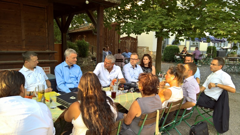 Interessante Diskussionsrunde mit dem Innenminister